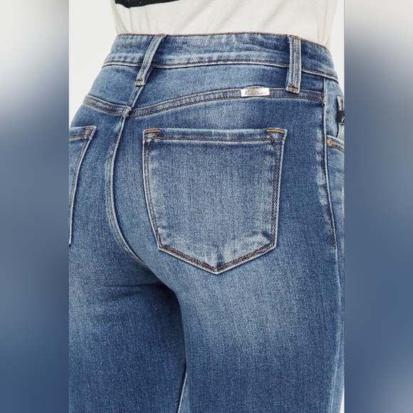 Just In!! Kancan High Waist Distressed Raw Hem Ankle Skinny Jeans - Picture 7 of 9